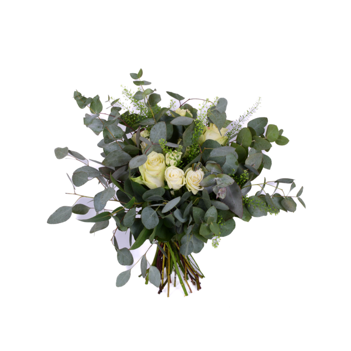 Messy Bouquet with eucalyptus