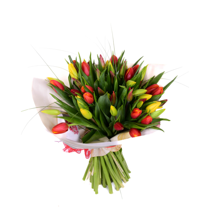 Bouquet of tulips Happiness